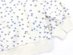 Petit Piao offwhite blomstret sweatshirt